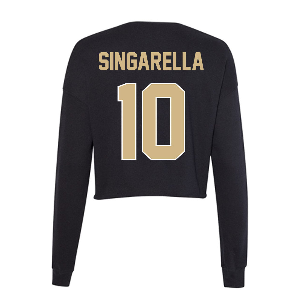 Purdue - NCAA Women's Soccer : Chiara Singarella - Women's Cropped Crew Fleece-1