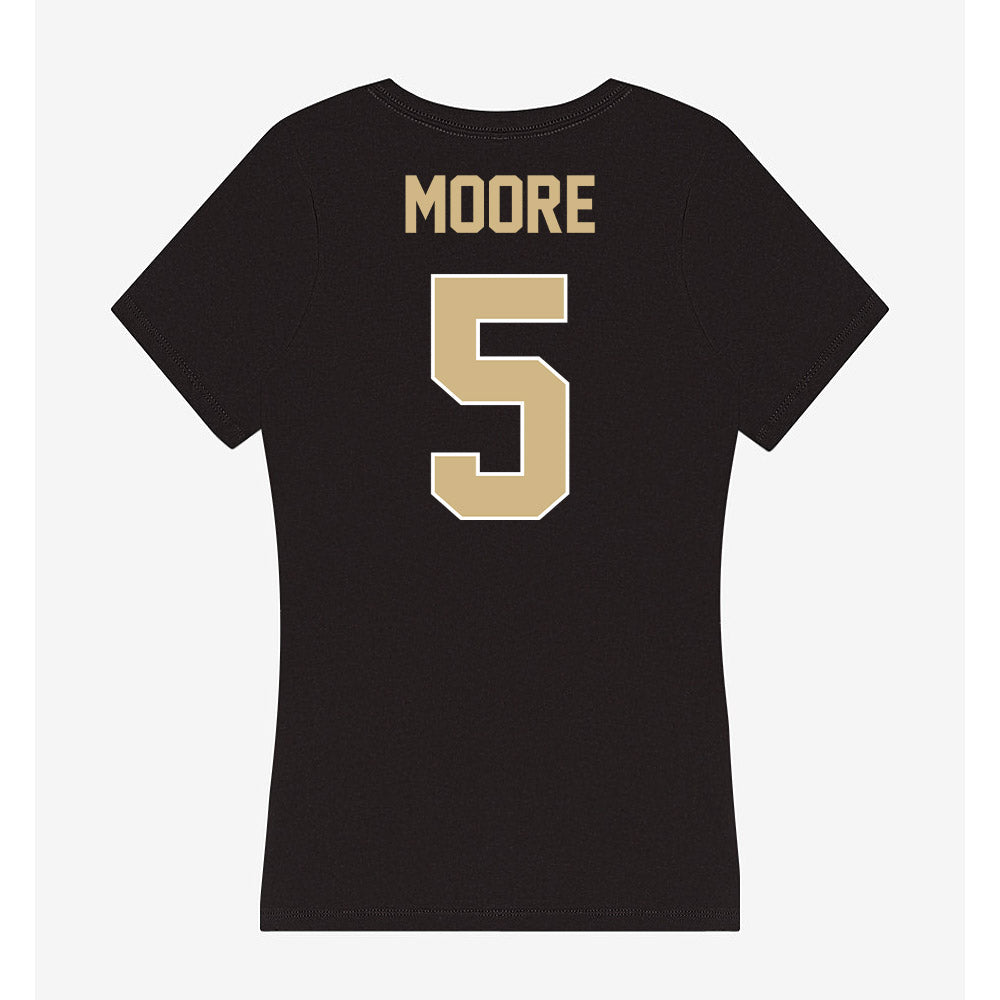 Purdue - NCAA Softball : Anna Moore - Women's V-Neck T-Shirt-1