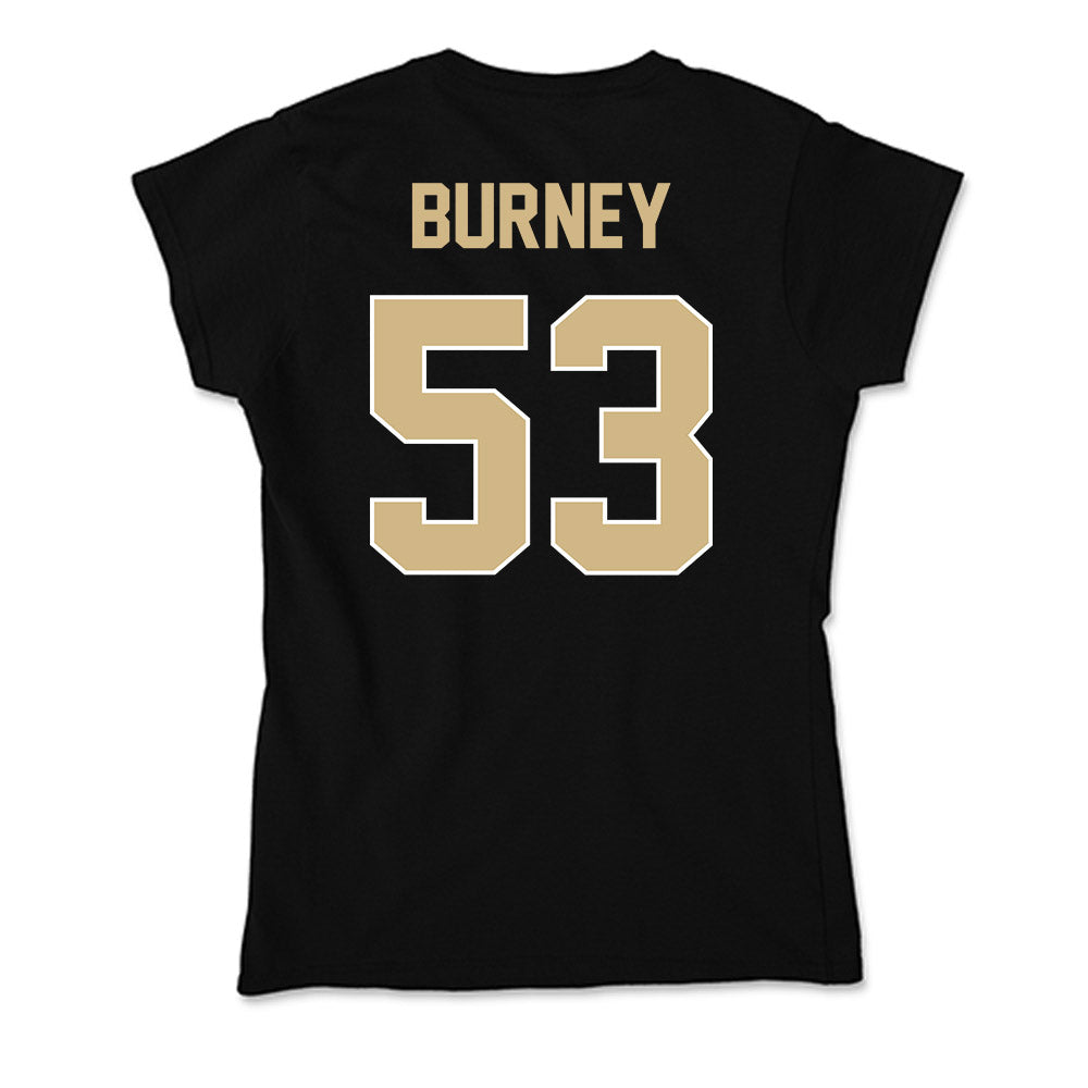 Purdue - NCAA Football : Joshua Burney - Soft Style Women’s T-Shirt-1