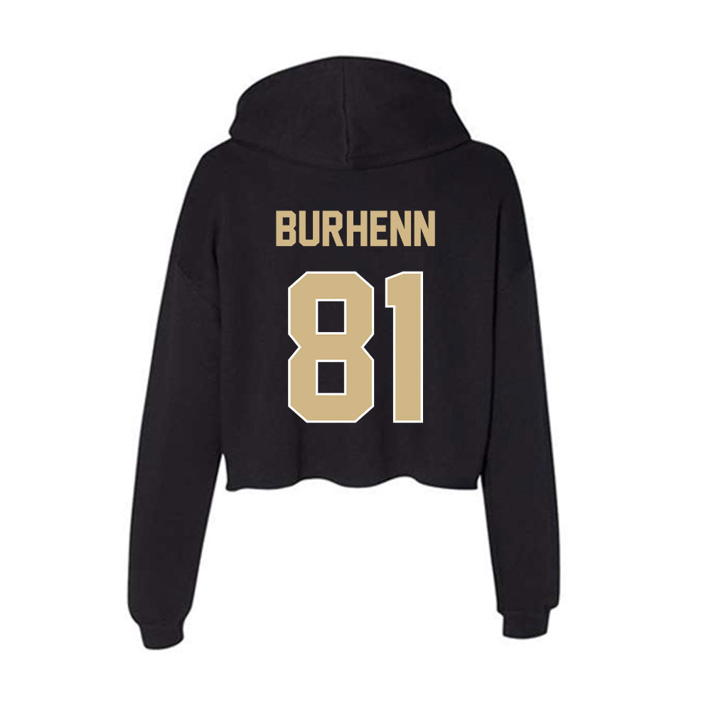Purdue - NCAA Football : George Burhenn - Women's Crop Fleece Hoodie-1