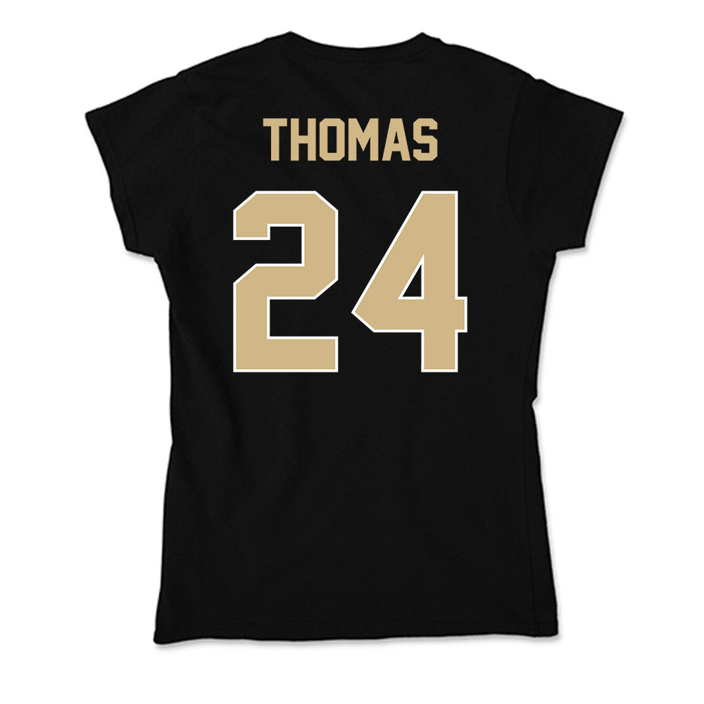 Purdue - NCAA Football : Malachi Thomas - Soft Style Women’s T-Shirt-1