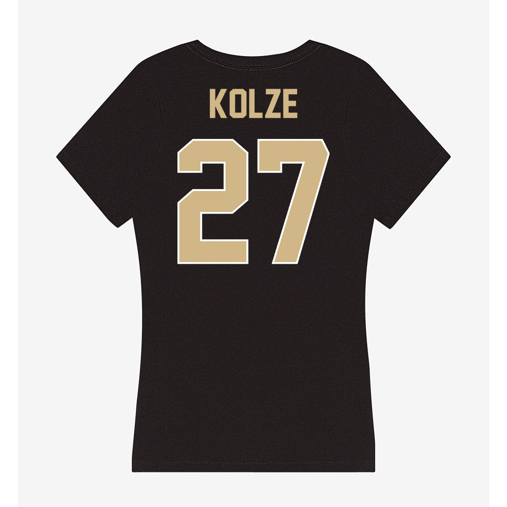 Purdue - NCAA Baseball : Nick Kolze - Women's V-Neck T-Shirt-1