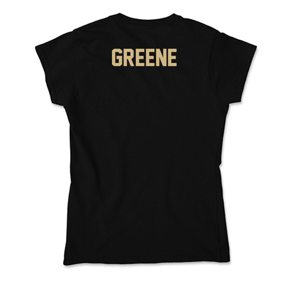 Purdue - NCAA Men's Track & Field : Zyan Greene - Soft Style Women’s T-Shirt-1