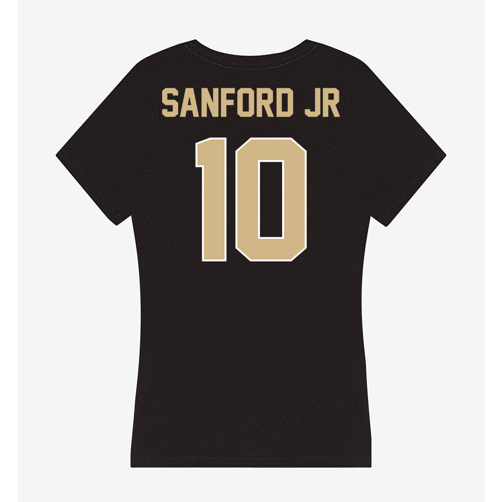 Purdue - NCAA Football : Alex Sanford Jr - Women's V-Neck T-Shirt-1