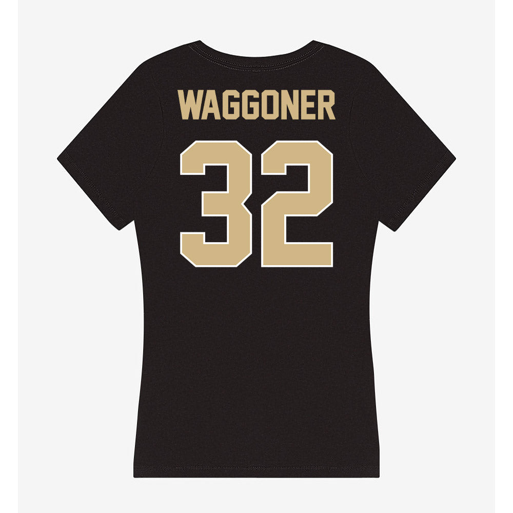Purdue - NCAA Softball : Haley Waggoner - Women's V-Neck T-Shirt-1
