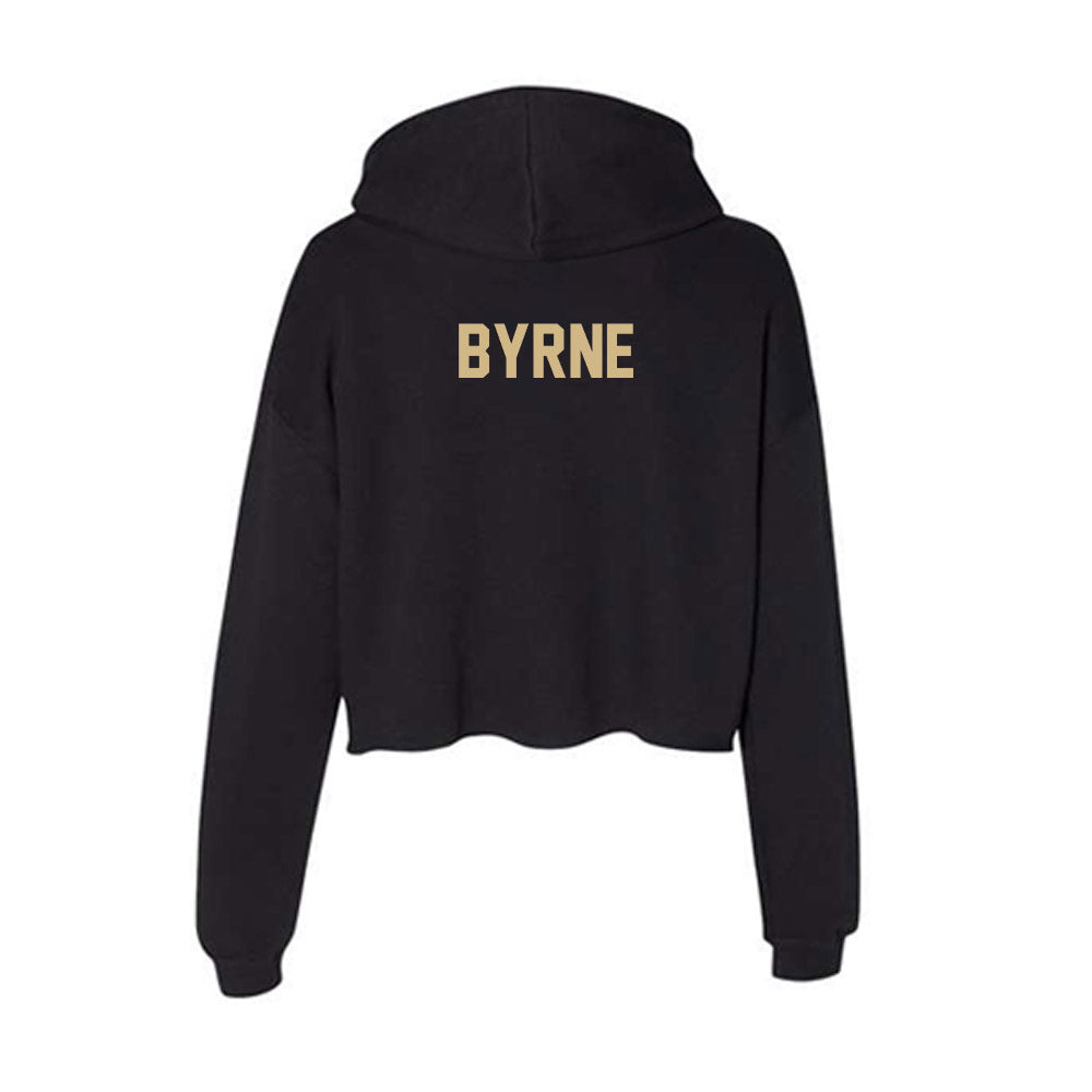 Purdue - NCAA Cheerleading : Sara Byrne - Women's Crop Fleece Hoodie-1