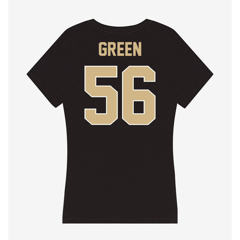 Purdue - NCAA Football : Tyrell Green - Women's V-Neck T-Shirt-1