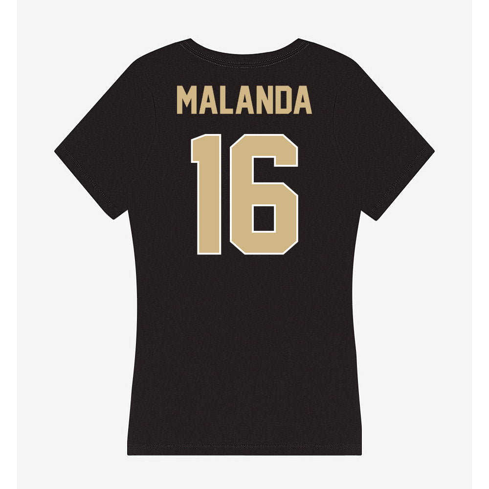 Purdue - NCAA Women's Soccer : Jayme Malanda - Women's V-Neck T-Shirt-1