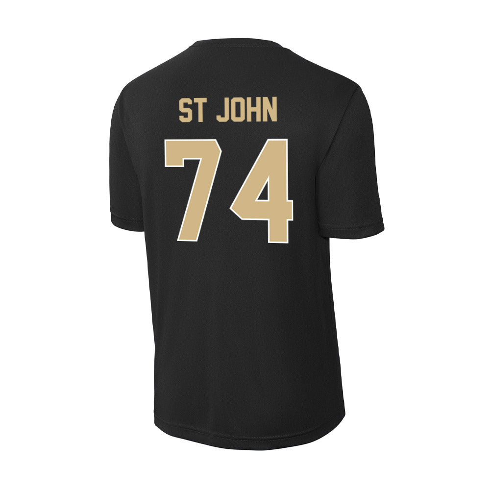 Purdue - NCAA Football : Jalen St John - Activewear T-Shirt-1