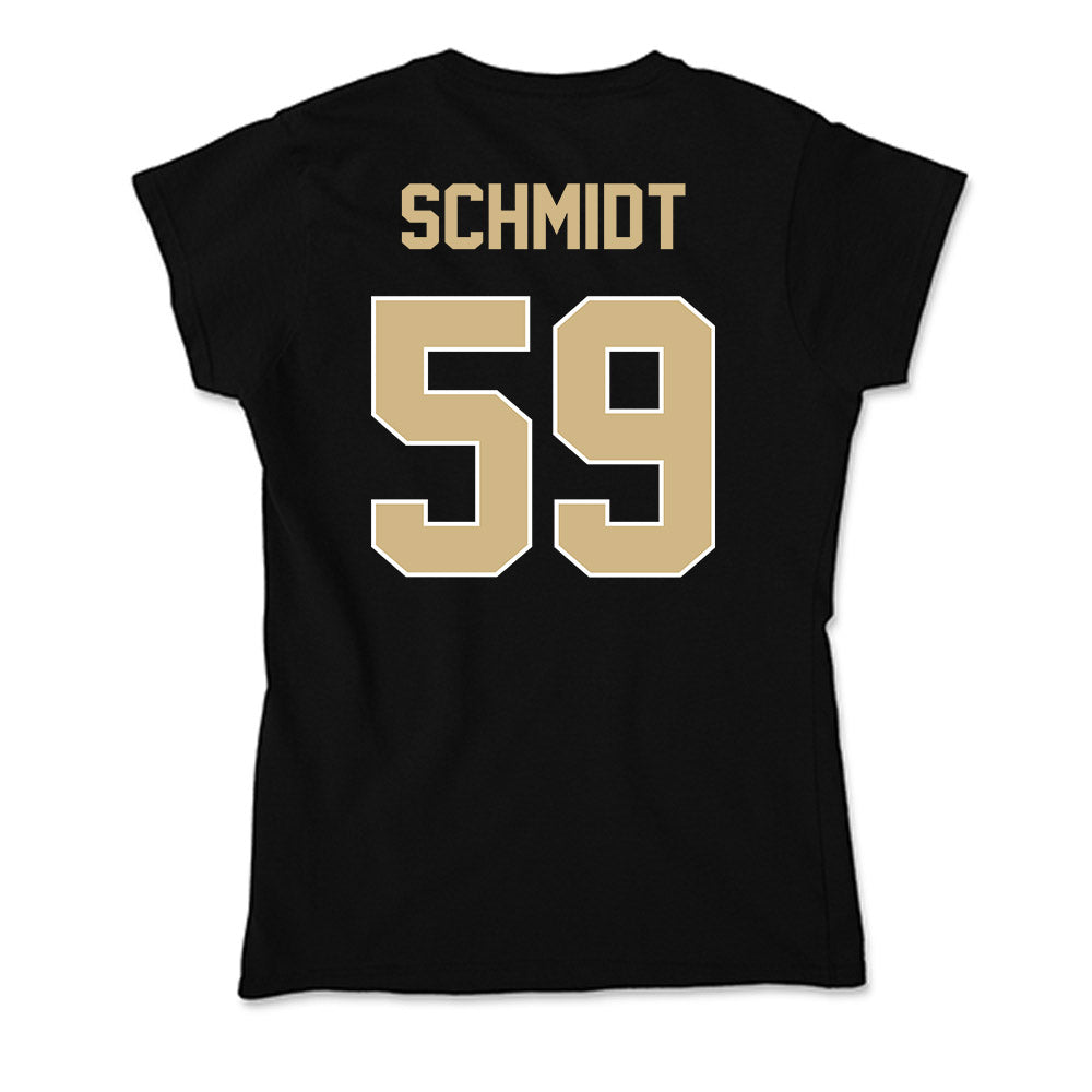 Purdue - NCAA Football : Justin Schmidt - Soft Style Women’s T-Shirt-1