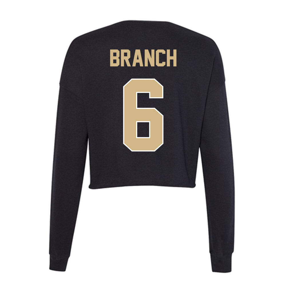 Purdue - NCAA Football : Arhmad Branch - Women's Cropped Crew Fleece-1