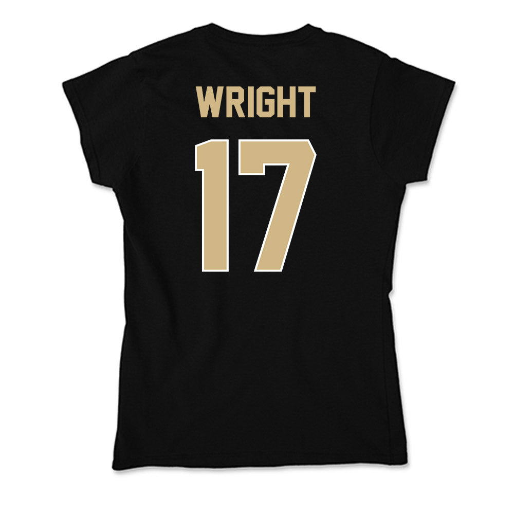 Purdue - NCAA Football : Traveon Wright - Soft Style Women’s T-Shirt-1