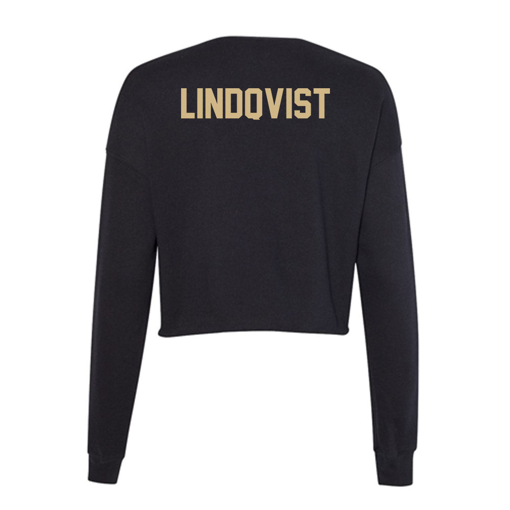 Purdue - NCAA Women's Golf : Ida Lindqvist - Women's Cropped Crew Fleece-1