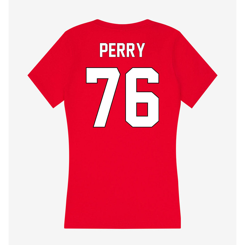 Maryland - NCAA Football : Rahtrel Perry - Women's V-Neck T-Shirt-1
