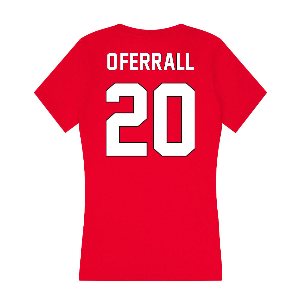 Maryland - NCAA Women's Lacrosse : Neve O'Ferrall - Women's V-Neck T-Shirt-1