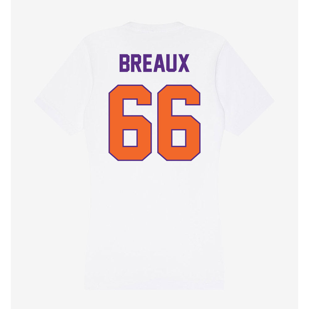 Clemson - NCAA Softball : Sarah Breaux - Women's V-Neck T-Shirt-1