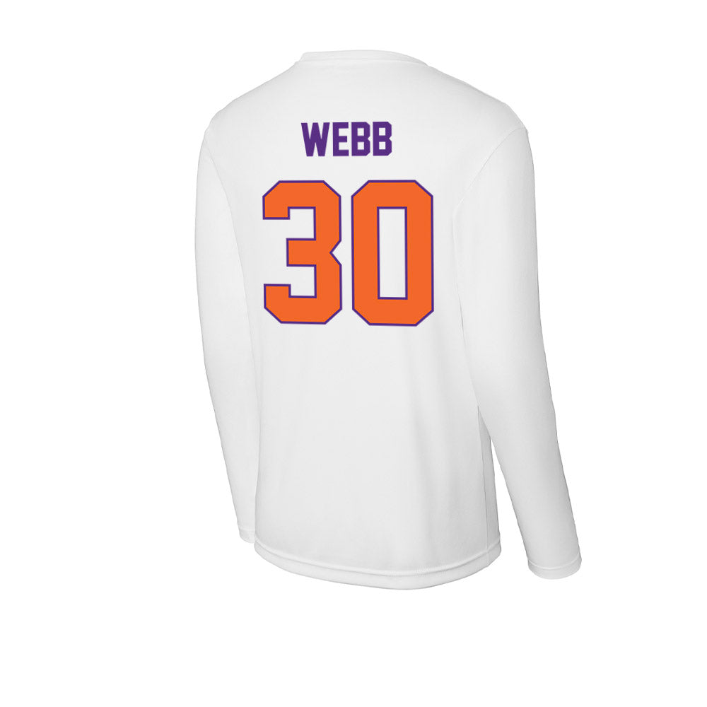 Clemson - NCAA Football : Kylen Webb - Activewear Long Sleeve T-Shirt-1