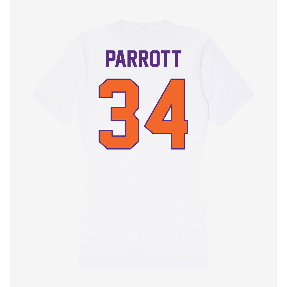 Clemson - NCAA Women's Soccer : Maddie Parrott - Women's V-Neck T-Shirt-1