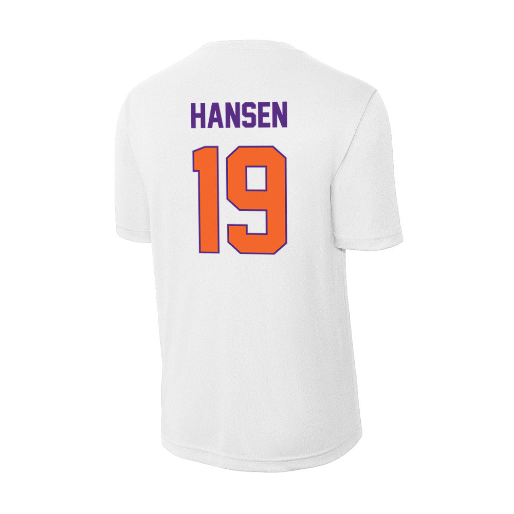 Clemson - NCAA Women's Volleyball : Kate Hansen - Activewear T-Shirt-1