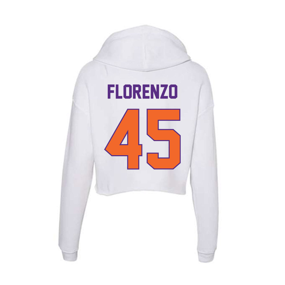 Clemson - NCAA Football : Philip Florenzo - Women's Crop Fleece Hoodie-1
