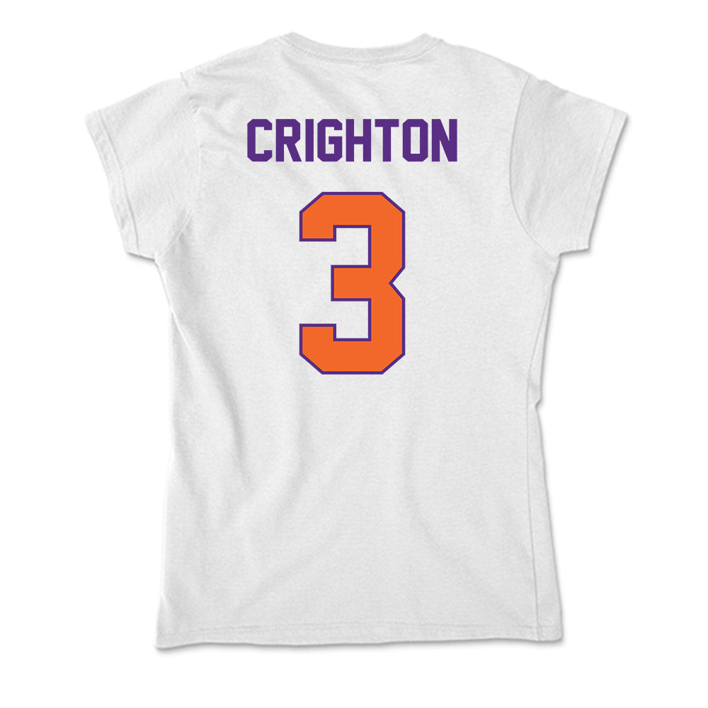 Clemson - NCAA Baseball : Jack Crighton - Soft Style Women’s T-Shirt-1