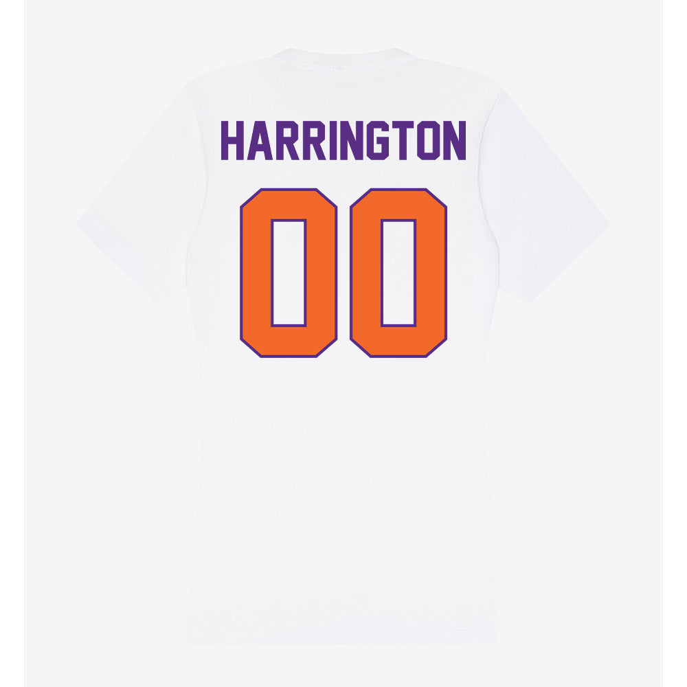 Clemson - NCAA Softball : Mcartney Harrington - Women's V-Neck T-Shirt-1