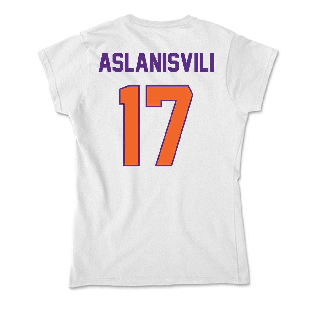 Clemson - NCAA Women's Tennis : Artemis Aslanisvili - Soft Style Women’s T-Shirt-1