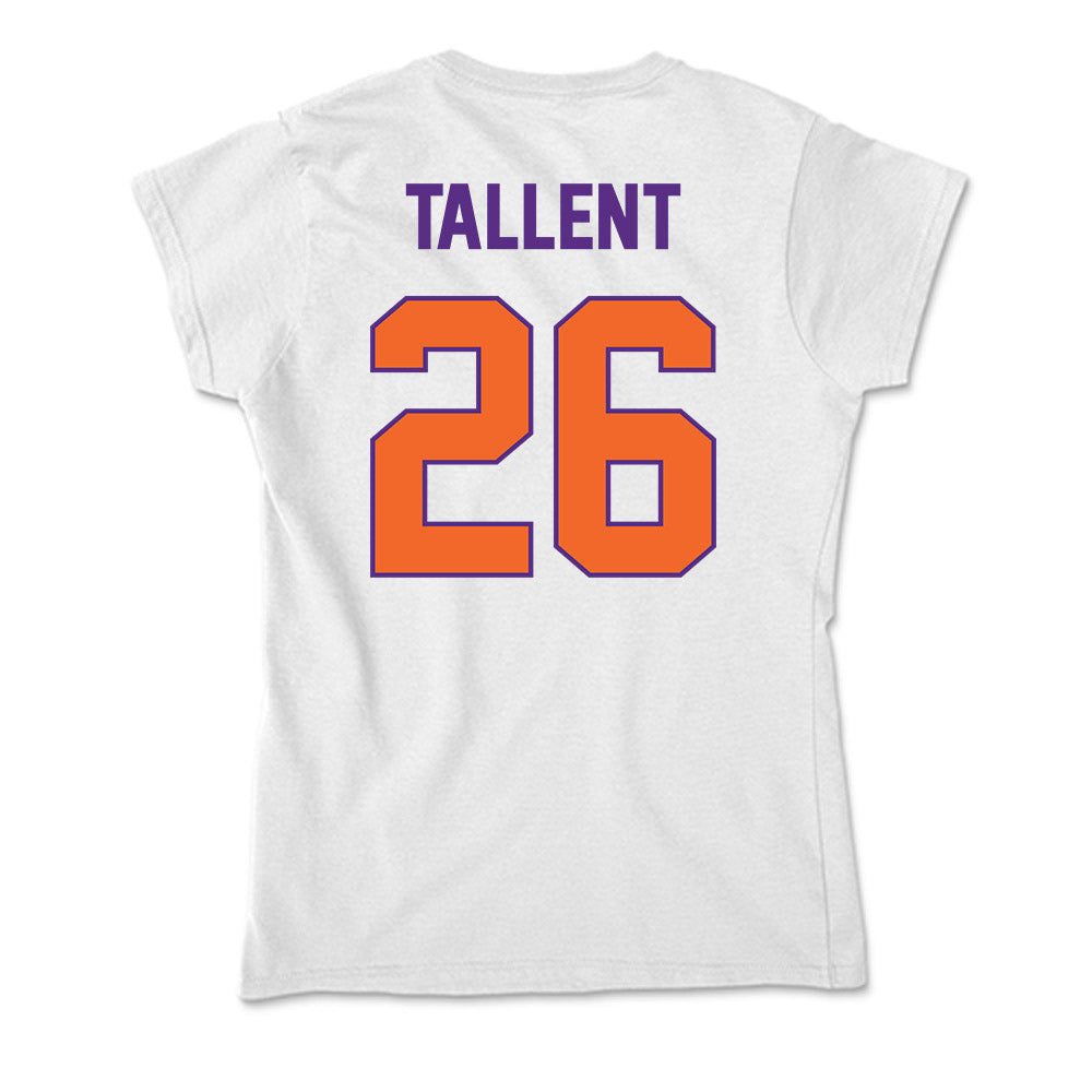 Clemson - NCAA Baseball : Casey Tallent - Soft Style Women’s T-Shirt-1