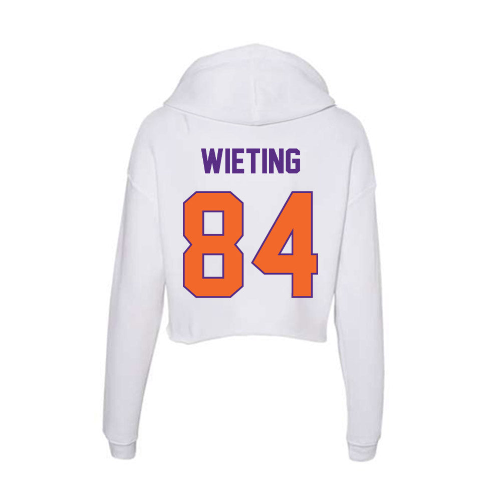 Clemson - NCAA Football : Avery Wieting - Women's Crop Fleece Hoodie-1