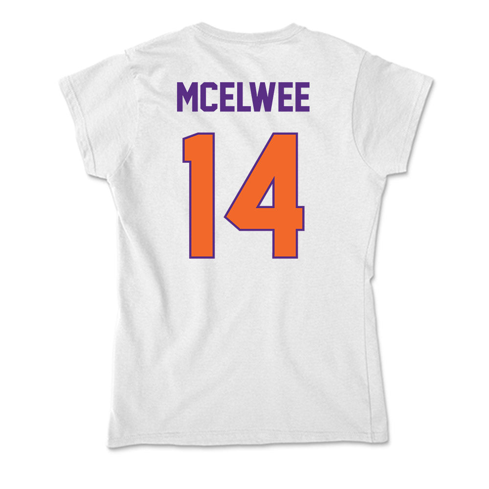 Clemson - NCAA Women's Lacrosse : Caitlin McElwee - Soft Style Women’s T-Shirt-1