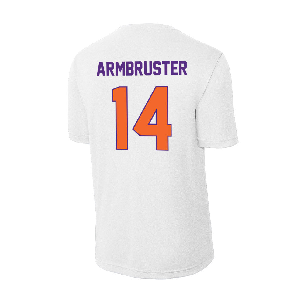 Clemson - NCAA Women's Volleyball : Audrey Armbruster - Activewear T-Shirt-1