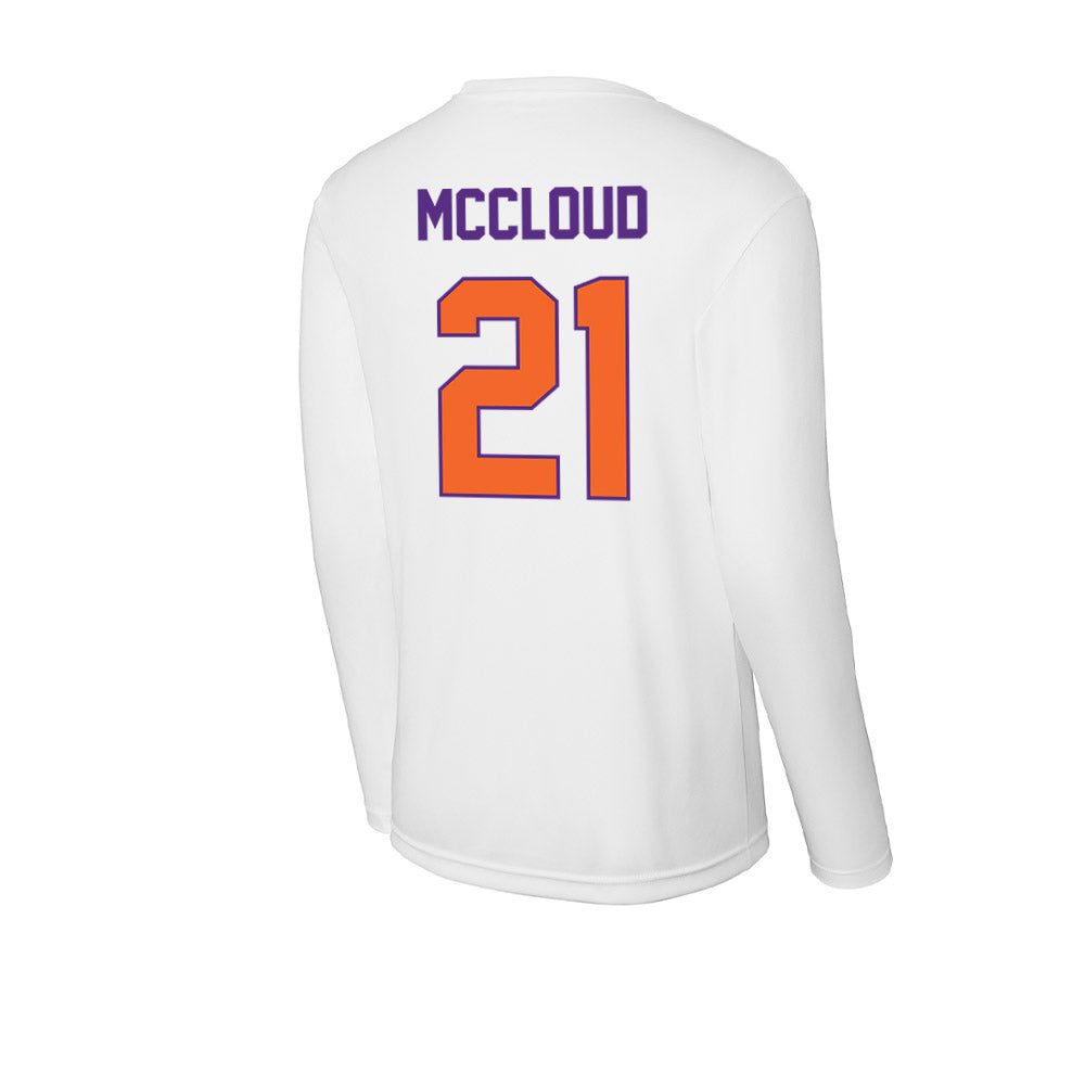 Clemson - NCAA Football : Kobe McCloud - Activewear Long Sleeve T-Shirt-1
