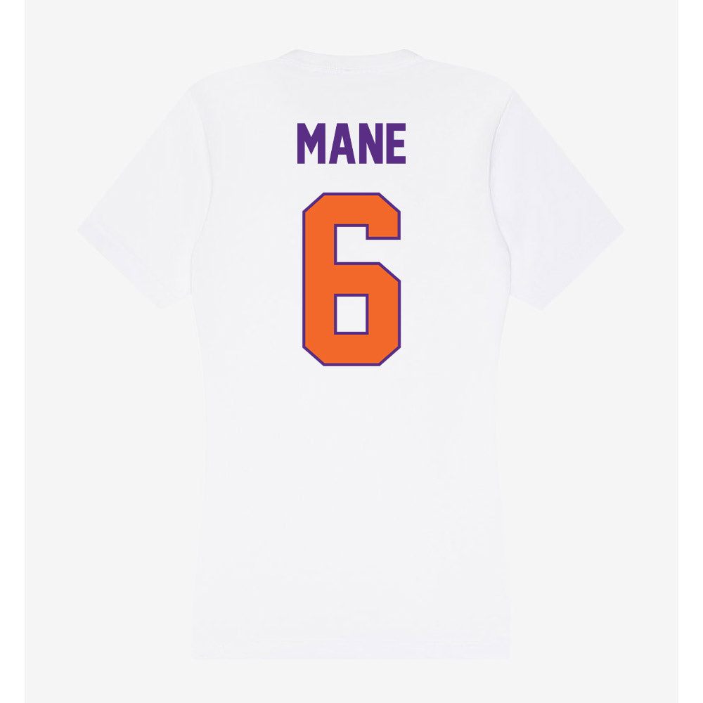 Clemson - NCAA Men's Soccer : Abdou Mane - Women's V-Neck T-Shirt-1