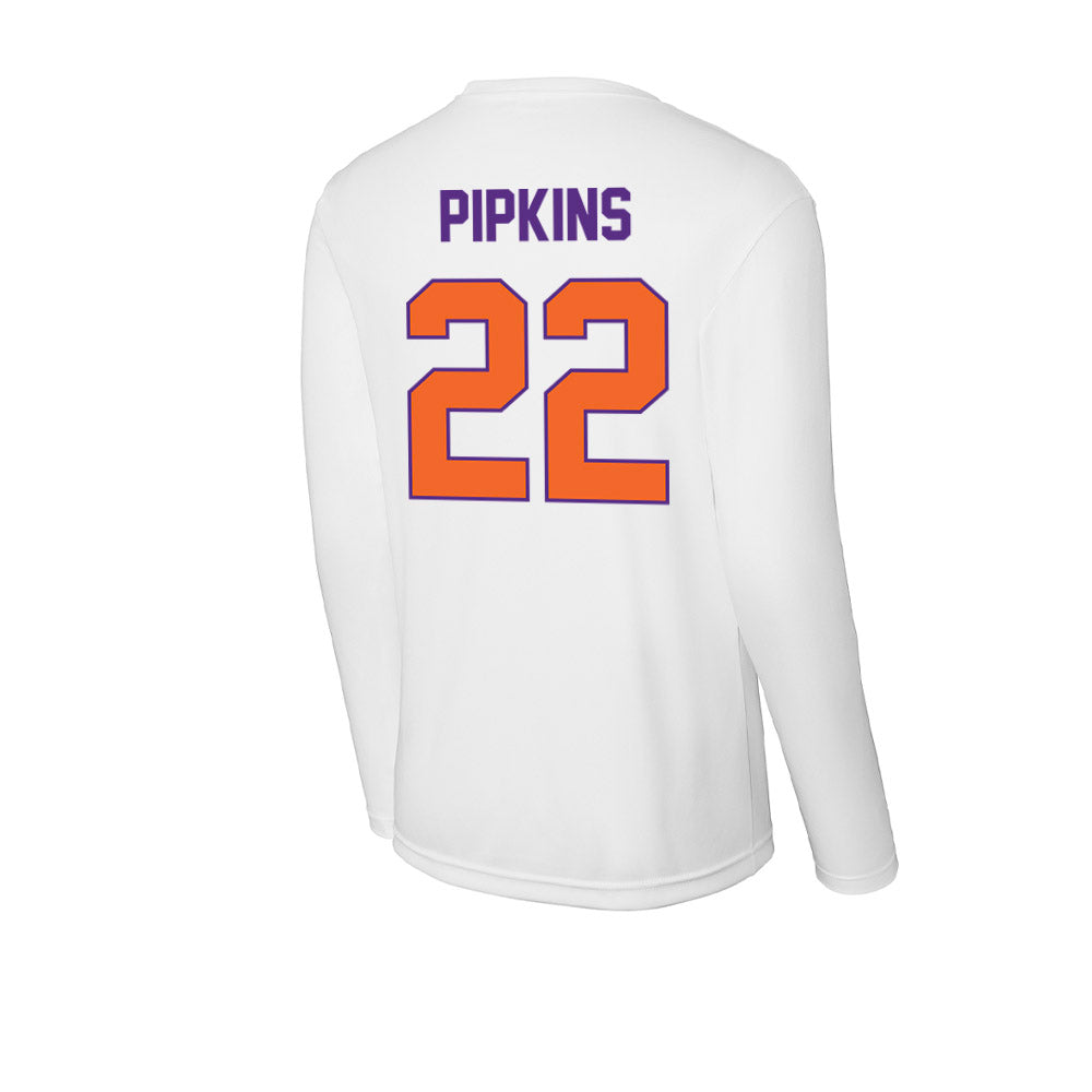 Clemson - NCAA Softball : Taylor Pipkins - Activewear Long Sleeve T-Shirt-1