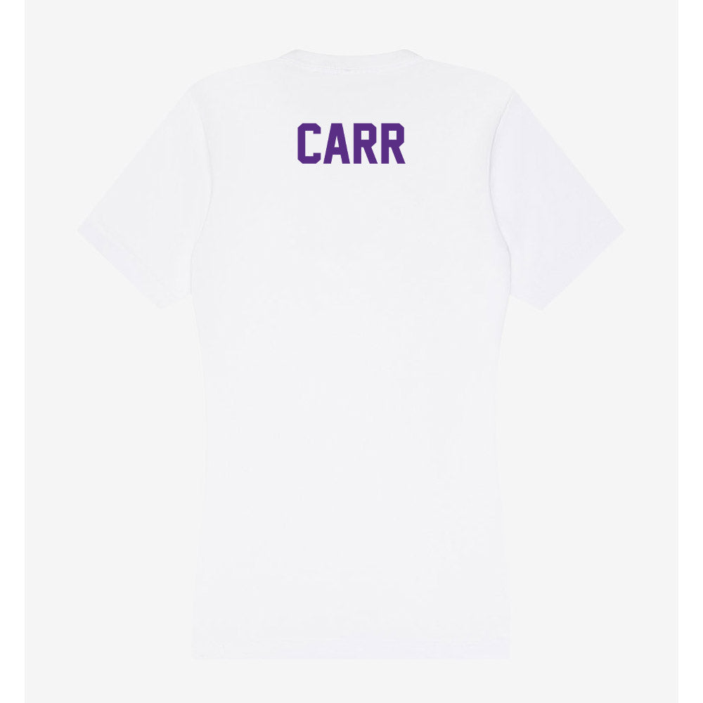 Clemson - NCAA Women's Track & Field : Jordan Carr - Women's V-Neck T-Shirt-1