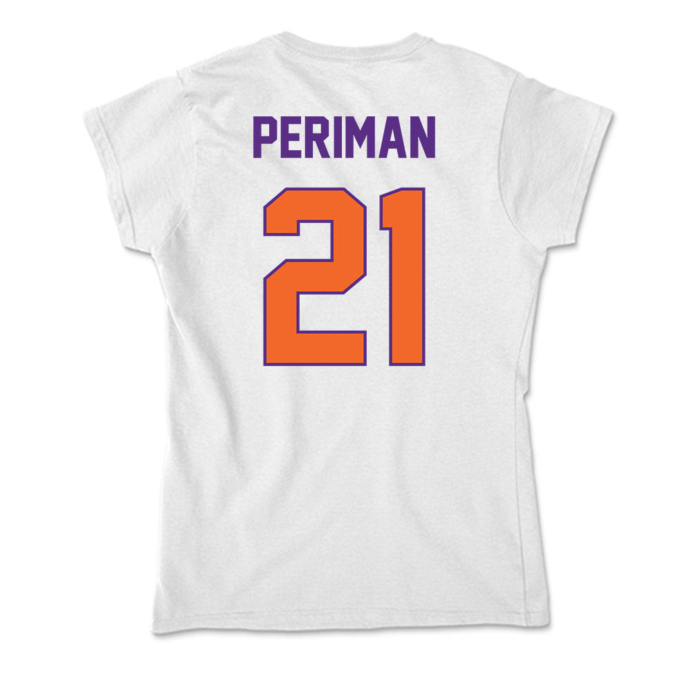 Clemson - NCAA Women's Basketball : Hadley Periman - Soft Style Women’s T-Shirt-1