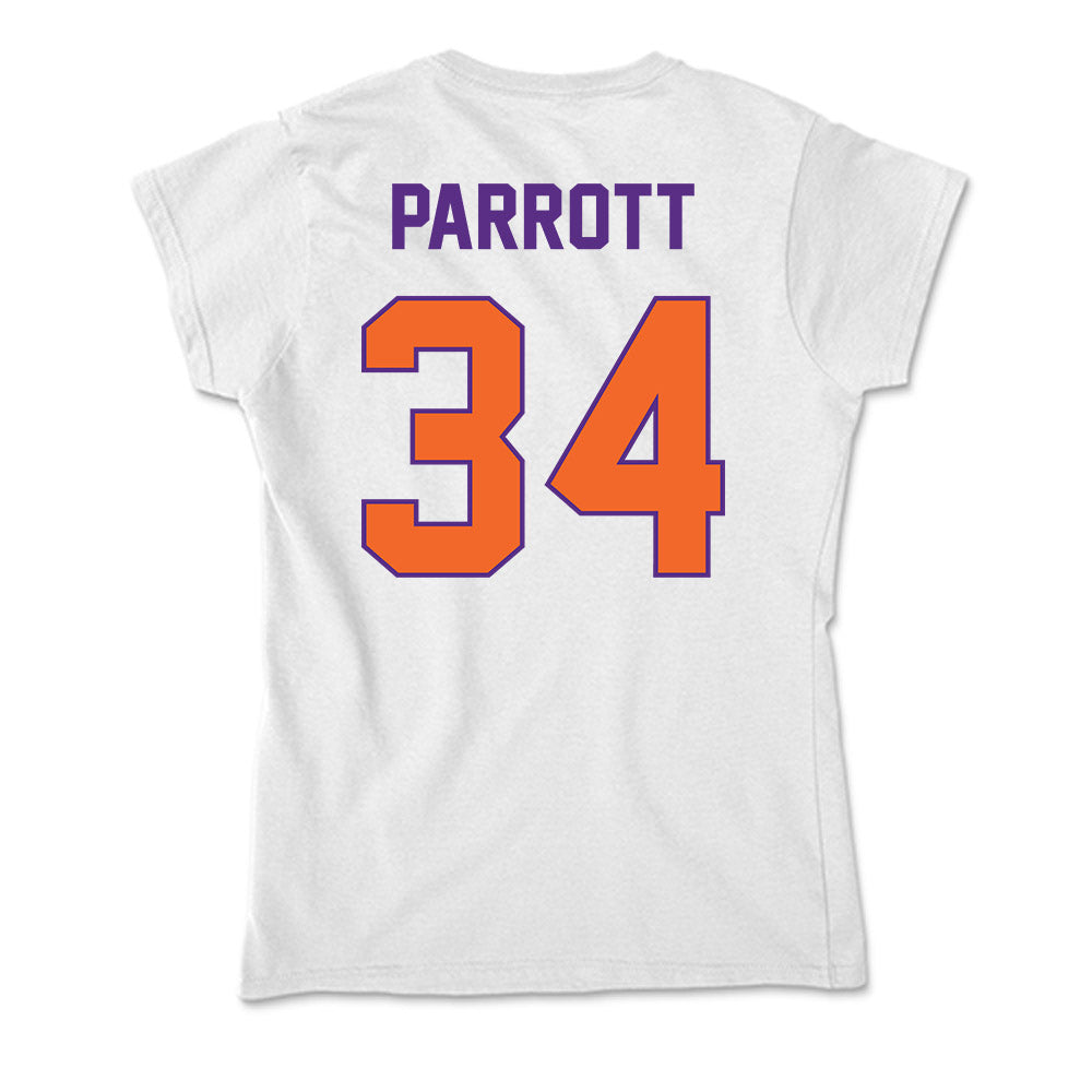 Clemson - NCAA Women's Soccer : Maddie Parrott - Soft Style Women’s T-Shirt-1