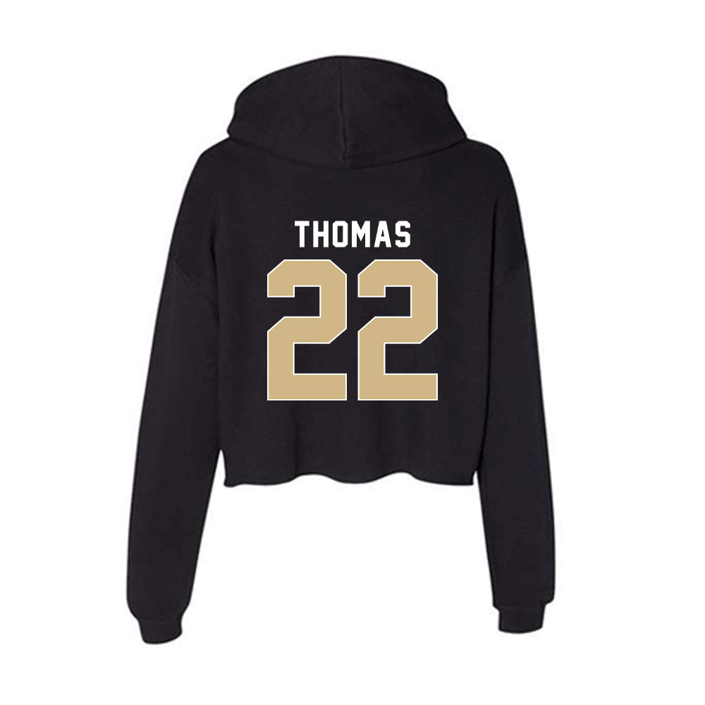 FSU - NCAA Football : Gregory Thomas - Women's Crop Fleece Hoodie-1