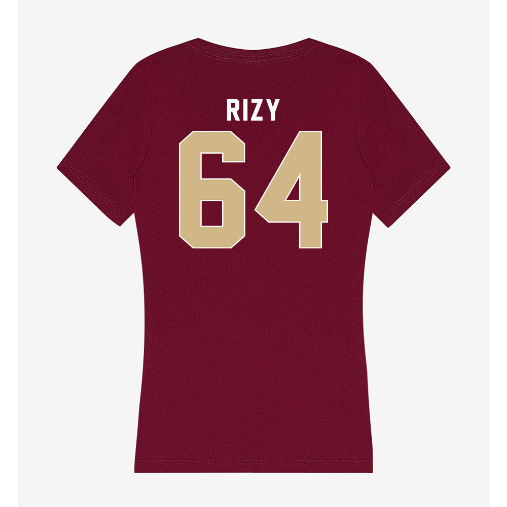 FSU - NCAA Football : Jacob Rizy - Women's V-Neck T-Shirt-1