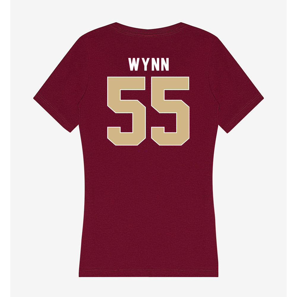 FSU - NCAA Football : Kevin Juju Wynn - Women's V-Neck T-Shirt-1