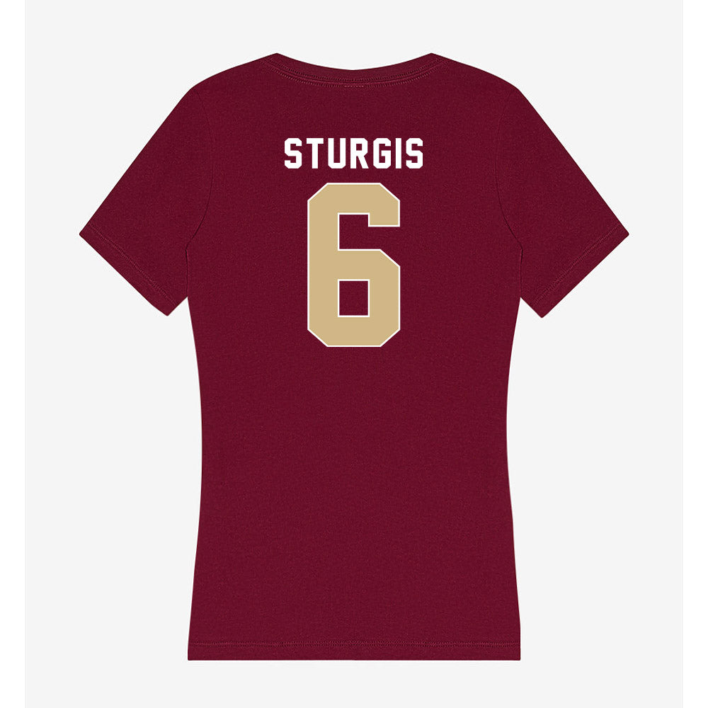 FSU - NCAA Softball : Makenna Sturgis - Women's V-Neck T-Shirt-1