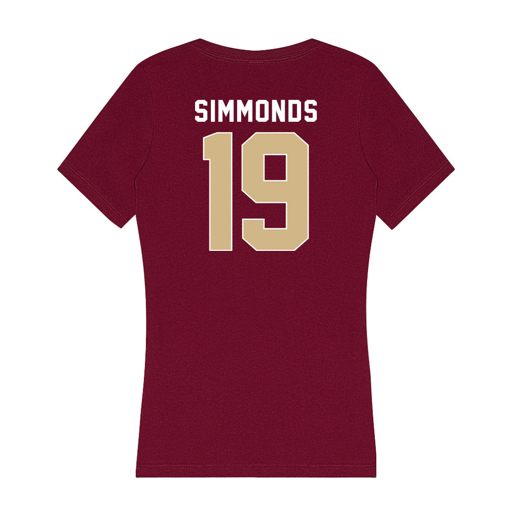 FSU - NCAA Women's Soccer : Kameron Simmonds - Women's V-Neck T-Shirt-1