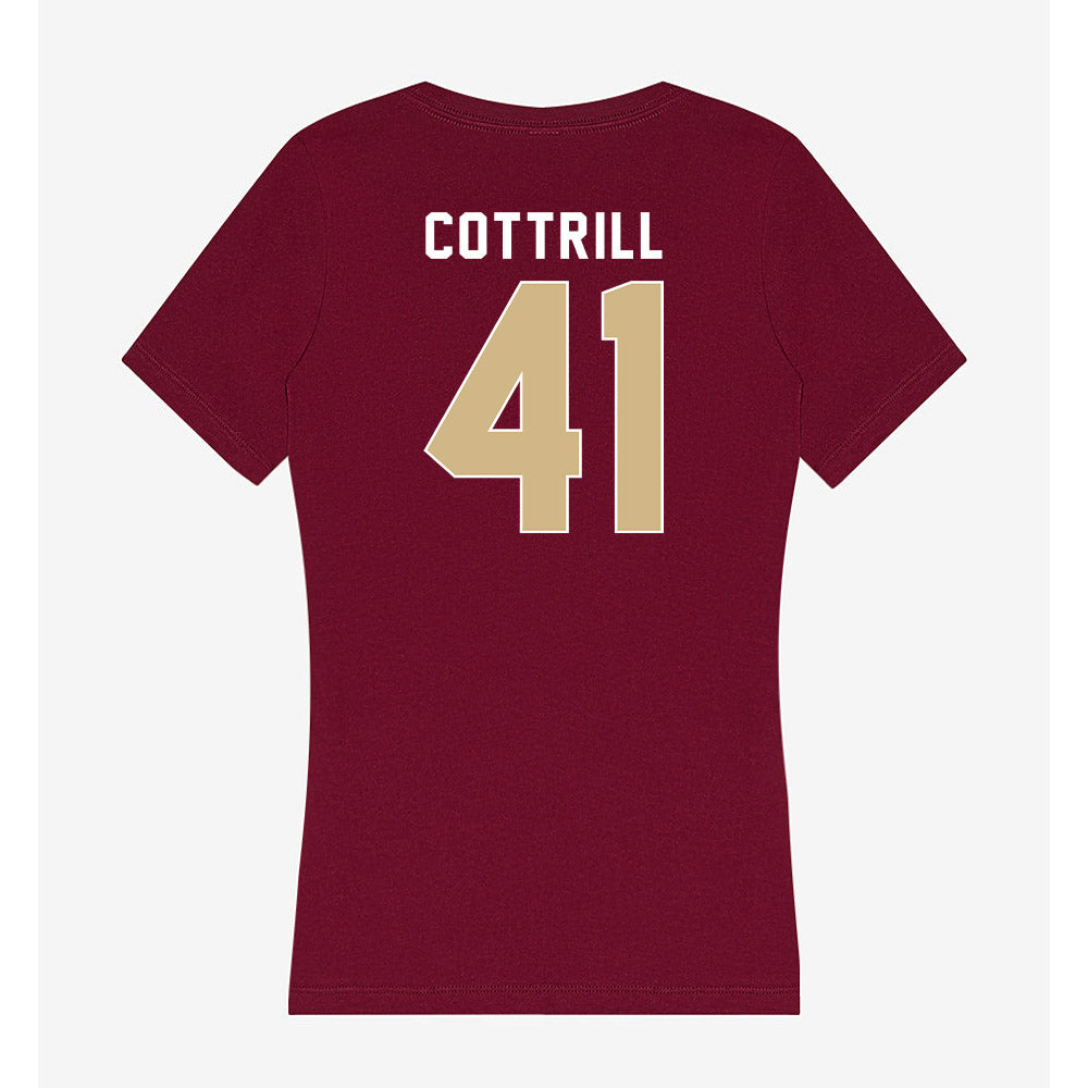 FSU - NCAA Football : AJ Cottrill - Women's V-Neck T-Shirt-1