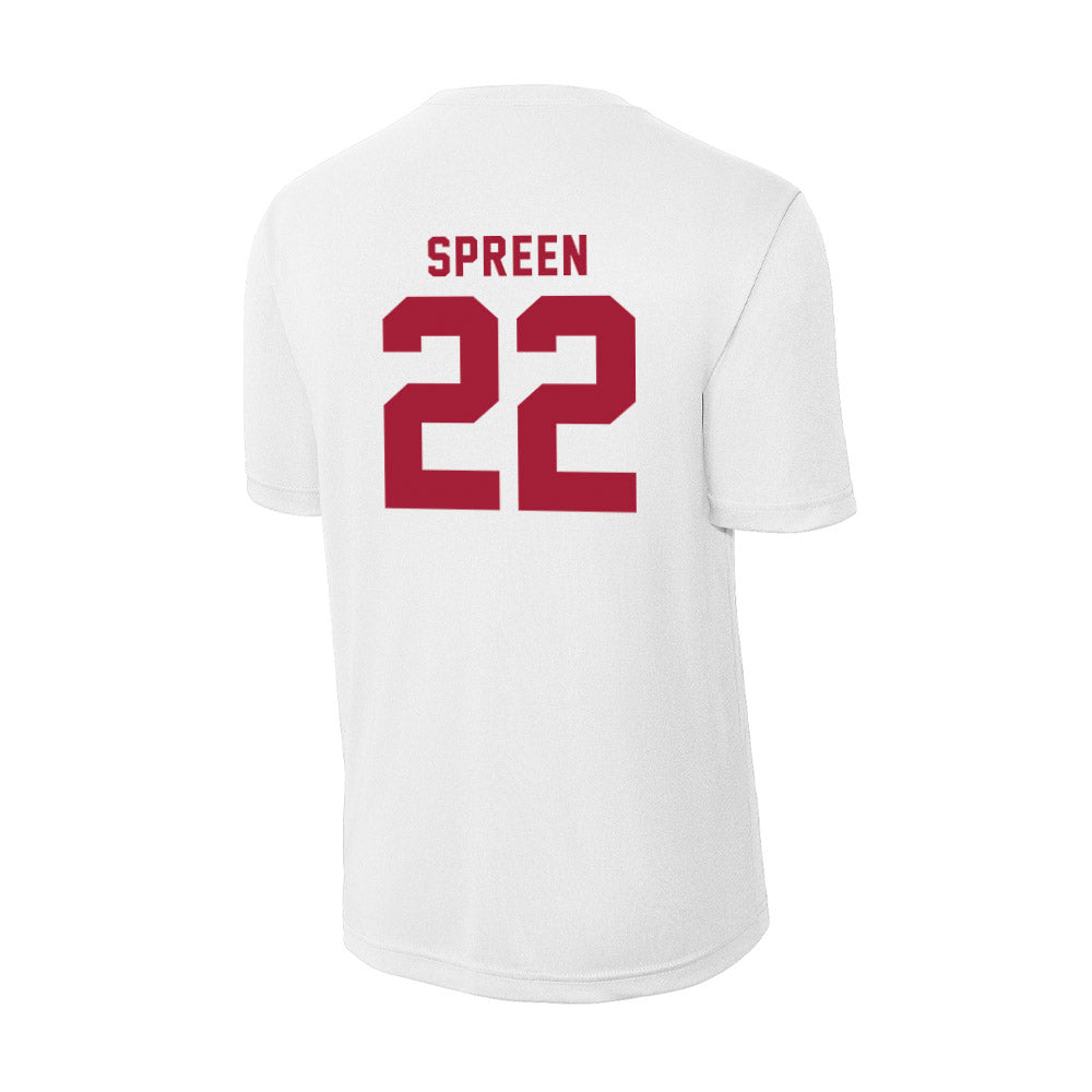 Indiana - NCAA Women's Basketball : Chloe Spreen - Activewear T-Shirt-1