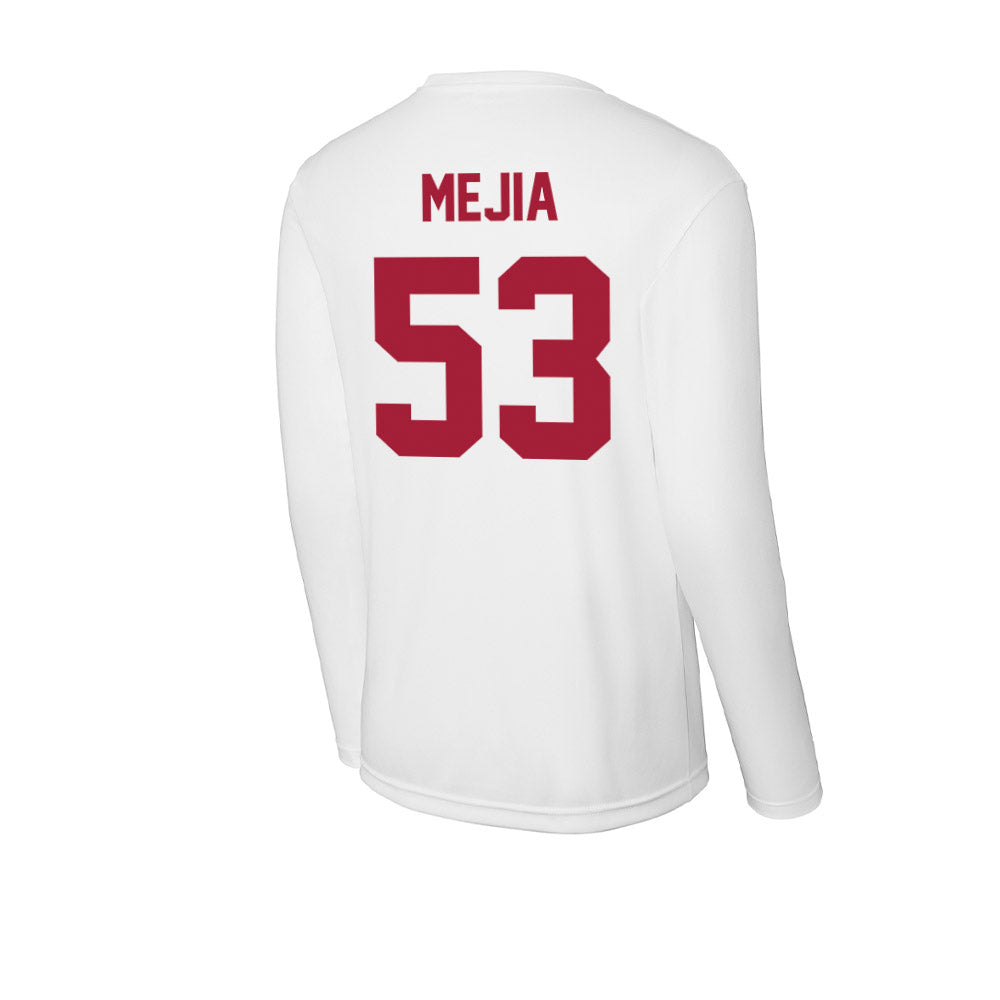 Stanford - NCAA Football : Nathan Mejia - Activewear Long Sleeve T-Shirt-1