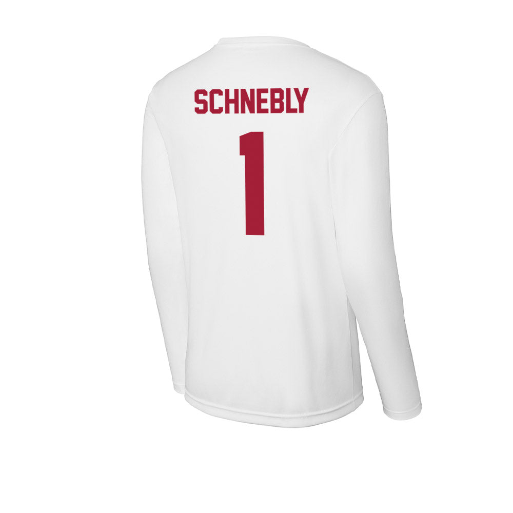 Stanford - NCAA Men's Soccer : Rowan Schnebly - Activewear Long Sleeve T-Shirt-1