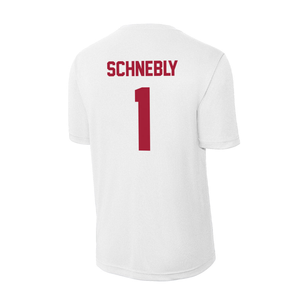 Stanford - NCAA Men's Soccer : Rowan Schnebly - Activewear T-Shirt-1