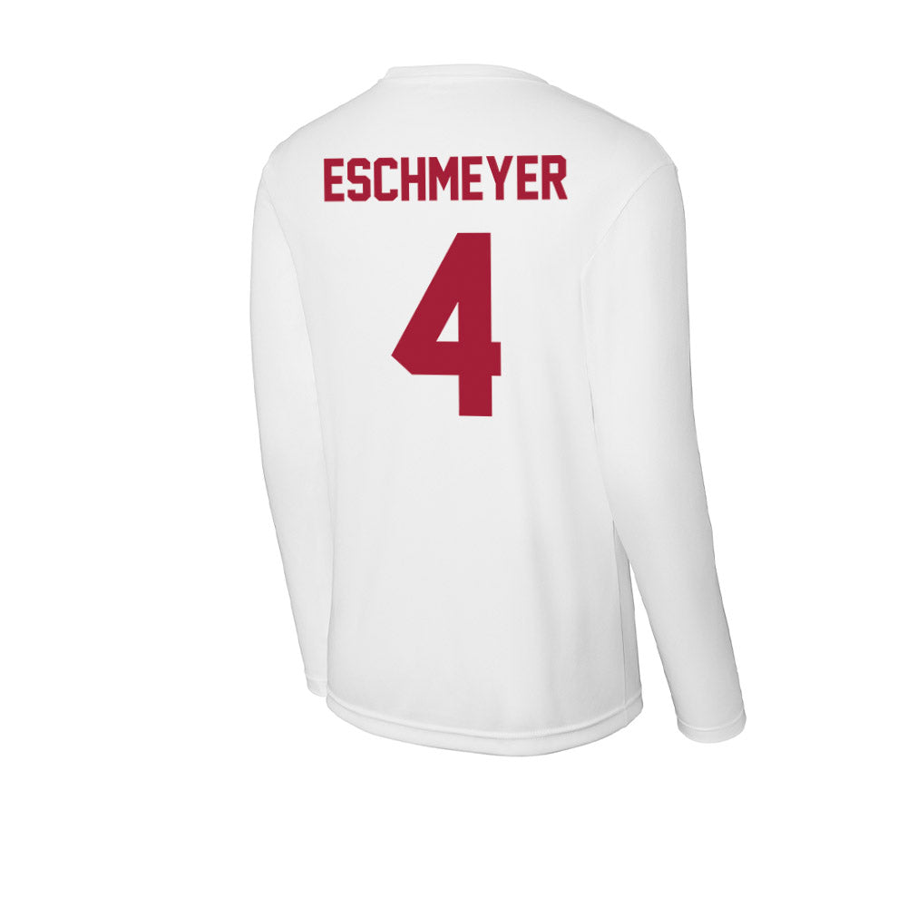 Stanford - NCAA Women's Basketball : Alexandra Eschmeyer - Activewear Long Sleeve T-Shirt-1