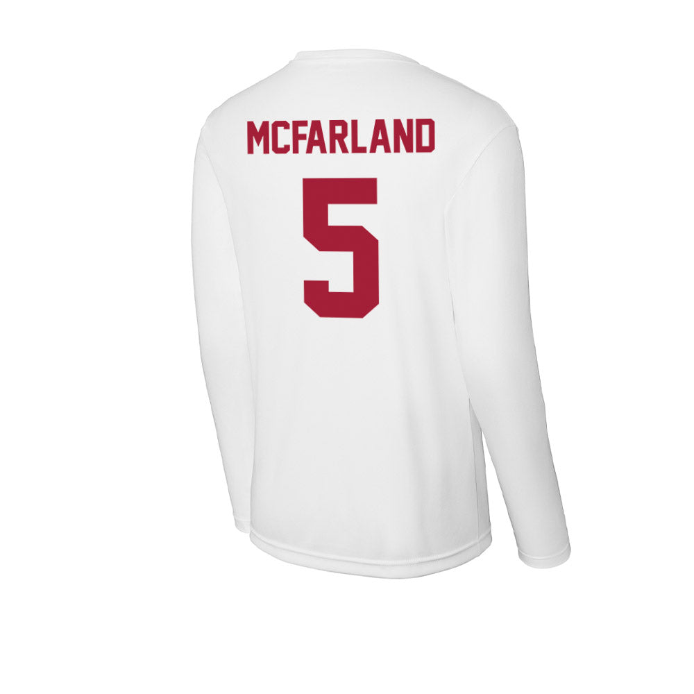 Stanford - NCAA Men's Water Polo : Chase Mcfarland - Activewear Long Sleeve T-Shirt-1