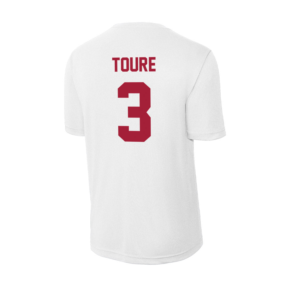 Stanford - NCAA Men's Basketball : Tallis Toure - Activewear T-Shirt-1
